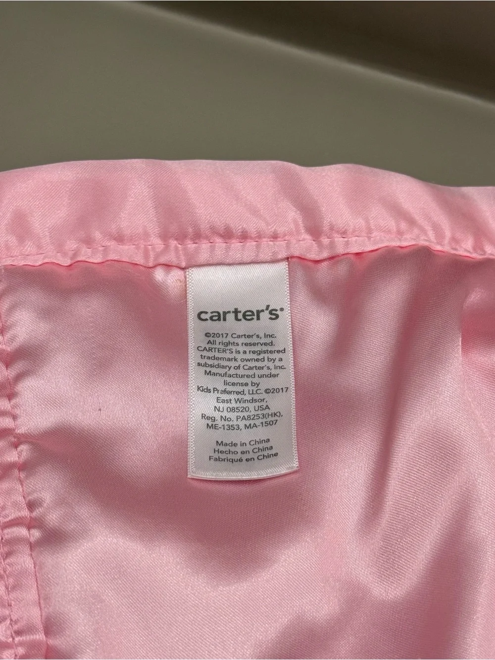 Carters Bunny Baby Lovey Security Blanket Soother Plush Satin Trim Pink & White